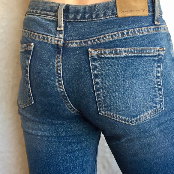 Calvin Klein Denim - vintage calvin klein / blue denim jeans boot cut